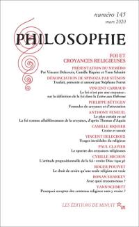 Philosophie, n° 145. Foi et croyances religieuses