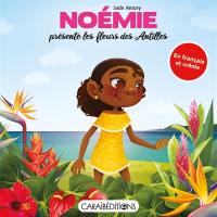 Noémie présente les fleurs des Antilles