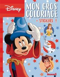 Disney : mon gros coloriage + stickers ! : Mickey