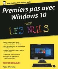 Premiers pas avec Windows 10 pour les nuls