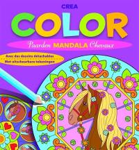 Crea color mandala : paarden. Crea color mandala : chevaux