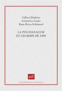 La psychanalyse et l'Europe de 1993