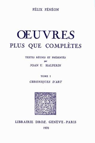 Oeuvres plus que complètes