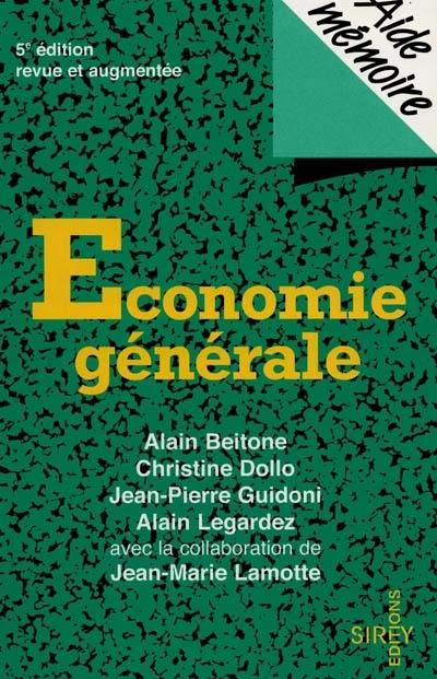 Economie générale