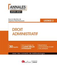 Droit administratif : licence 2 : 2020-2021