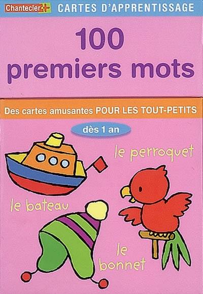 100 premiers mots : des cartes amusantes pour les tout-petits, dès 1 an