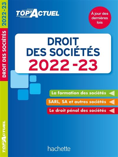 Droit des sociétés : 2022-2023