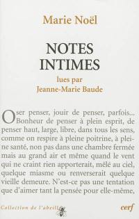 Notes intimes