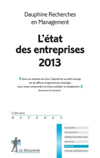 L'état des entreprises 2013