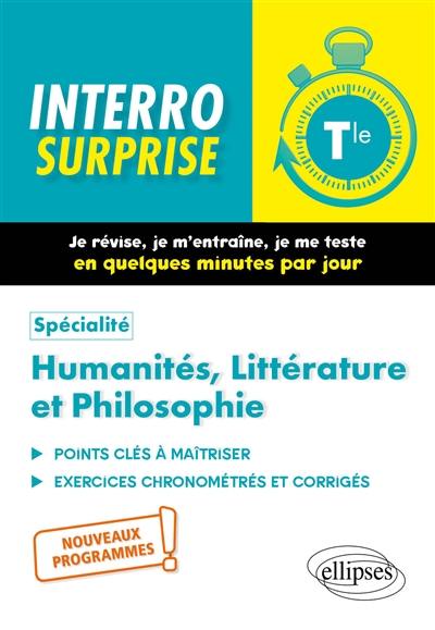 Spécialité humanités, littérature et philosophie terminale : nouveaux programmes