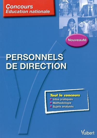 Personnels de direction : concours Education nationale