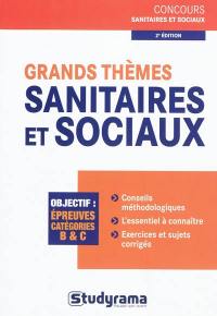 Grands thèmes sanitaires et sociaux : objectif épreuves catégories B & C