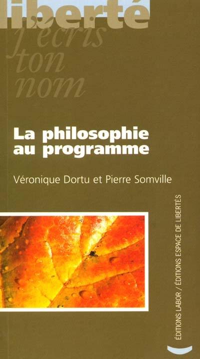 La philosophie au programme