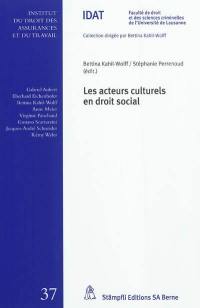 Acteurs culturels en droit social