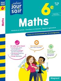 Maths 6e, 11-12 ans : conforme au programme