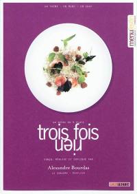 Trois fois rien : un repas en 5 plats