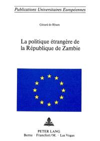 La politique étrangère de la République de Zambie