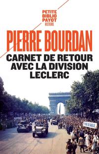 Carnet de retour avec la division Leclerc