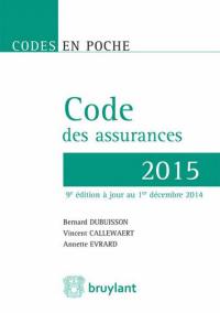 Code des assurances 2015