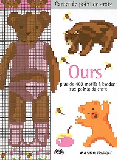 Ours : plus de 400 motifs à broder aux points de croix