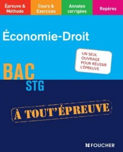 Economie-droit, bac STG