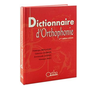 Dictionnaire d'orthophonie