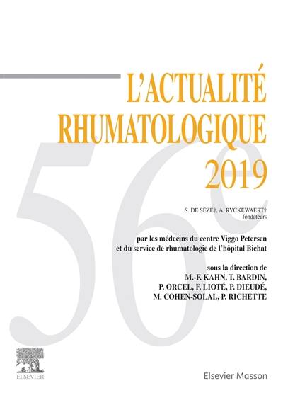 L'actualité rhumatologique 2019