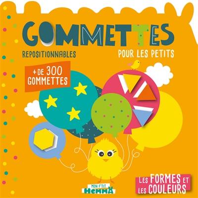 Les formes et les couleurs : gommettes repositionnables pour les petits