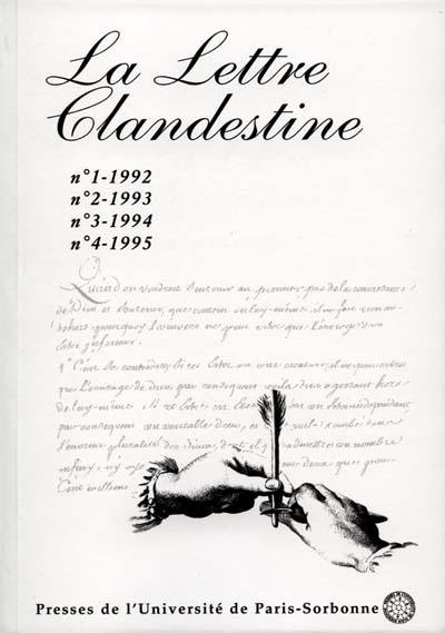 Lettre clandestine (La), n° 1 à 4