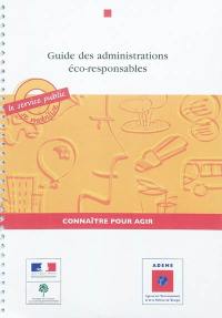 Guide des administrations éco-responsables