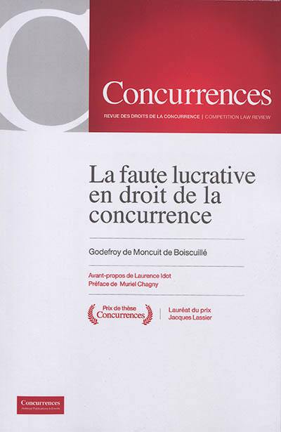 La faute lucrative en droit de la concurrence