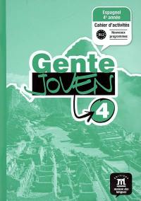 Gente joven 4, B1.2 : espagnol 4e année, cahier d'activités