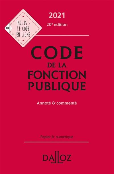 Code de la fonction publique 2021