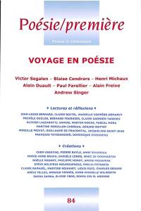 Poésie première, n° 84. Voyage en poésie