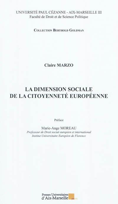 La dimension sociale de la citoyenneté européenne