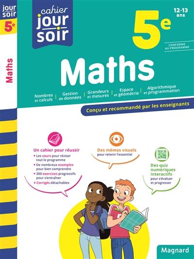 Maths 5e, 12-13 ans : conforme au programme