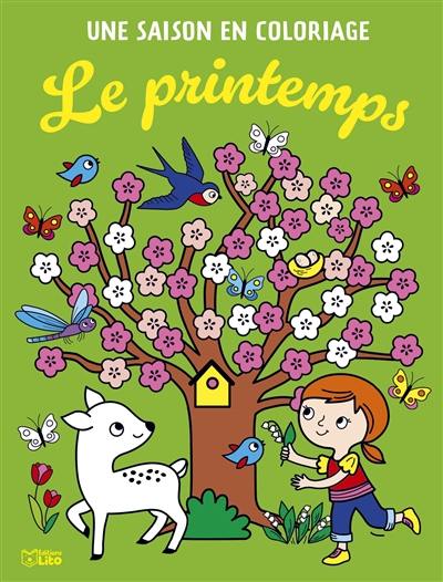 Le printemps : une saison en coloriage