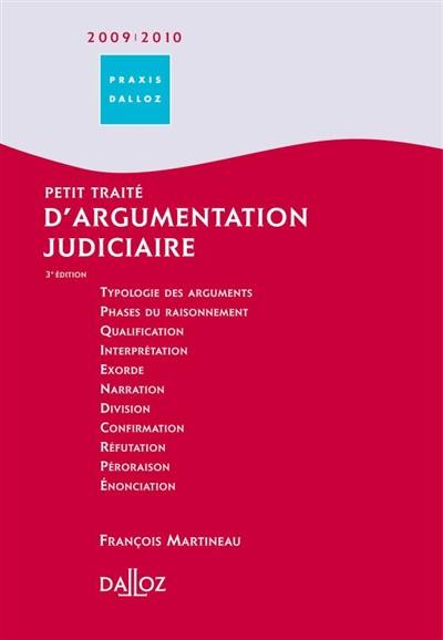 Petit traité d'argumentation judiciaire : 2009-2010