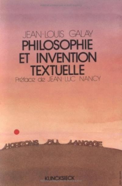 Philosophie et invention textuelle : essai sur la poétique d'un texte kantien