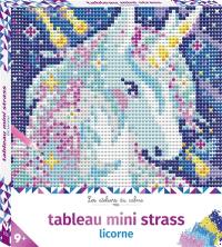 Tableau mini strass : licorne