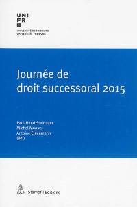 Journée de droit successoral 2015