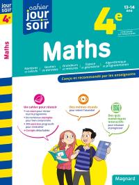 Maths 4e, 13-14 ans : conforme au programme