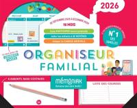 Organiseur familial Mémoniak 2026 : 16 mois, de septembre 2025 à décembre 2026