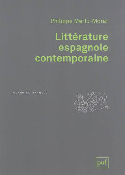 Littérature espagnole contemporaine