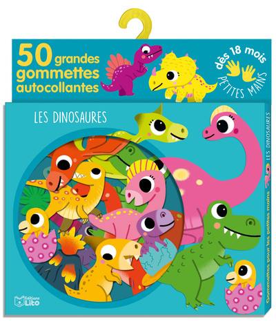 Les dinosaures : 50 grandes gommettes autocollantes