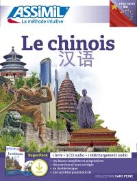 Le chinois, débutants-B2 : super pack : 1 livre + 3 CD audio + 1 téléchargement audio