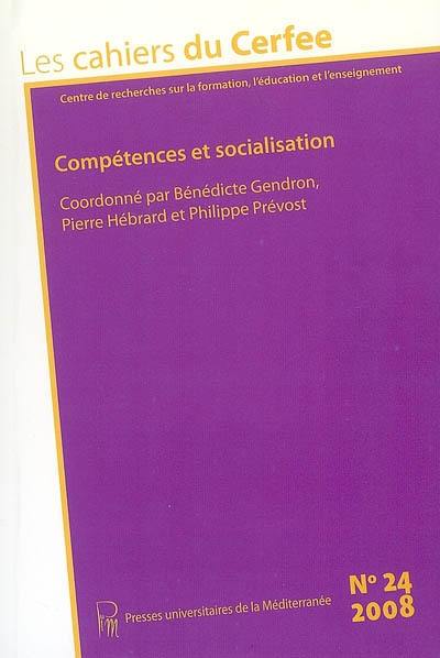 Cahiers du CERFEE (Les), n° 24. Compétences et socialisation