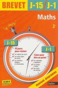 Maths 3e : nouveau programme