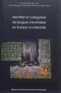 Identifier et catégoriser les langues minoritaires en Europe occidentale