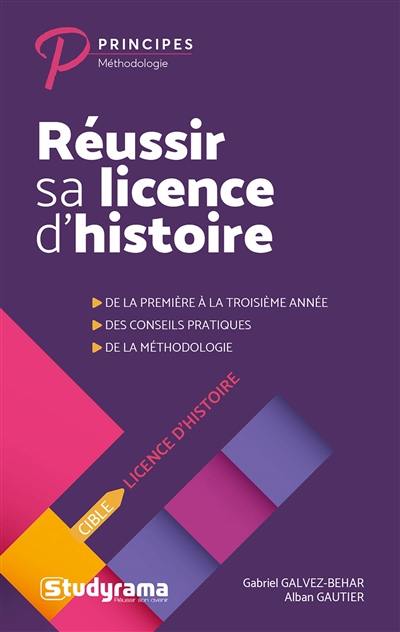 Réussir sa licence d'histoire